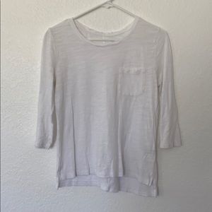 sheer, soft white Malibu tee
